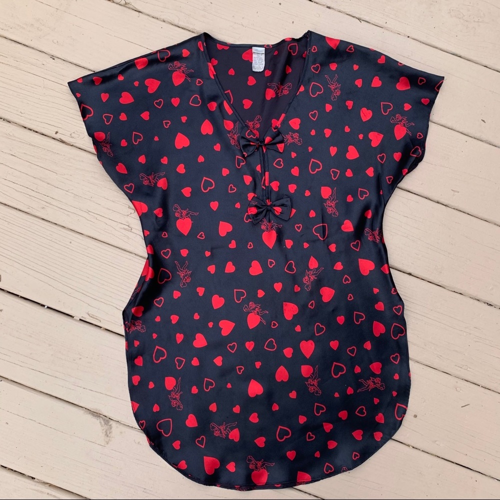 Vintage valentines women’s small nightgown dress